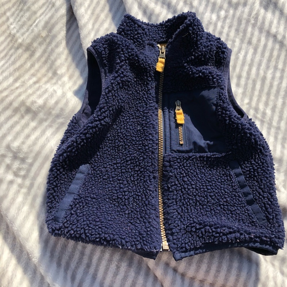 Fluffy vest
